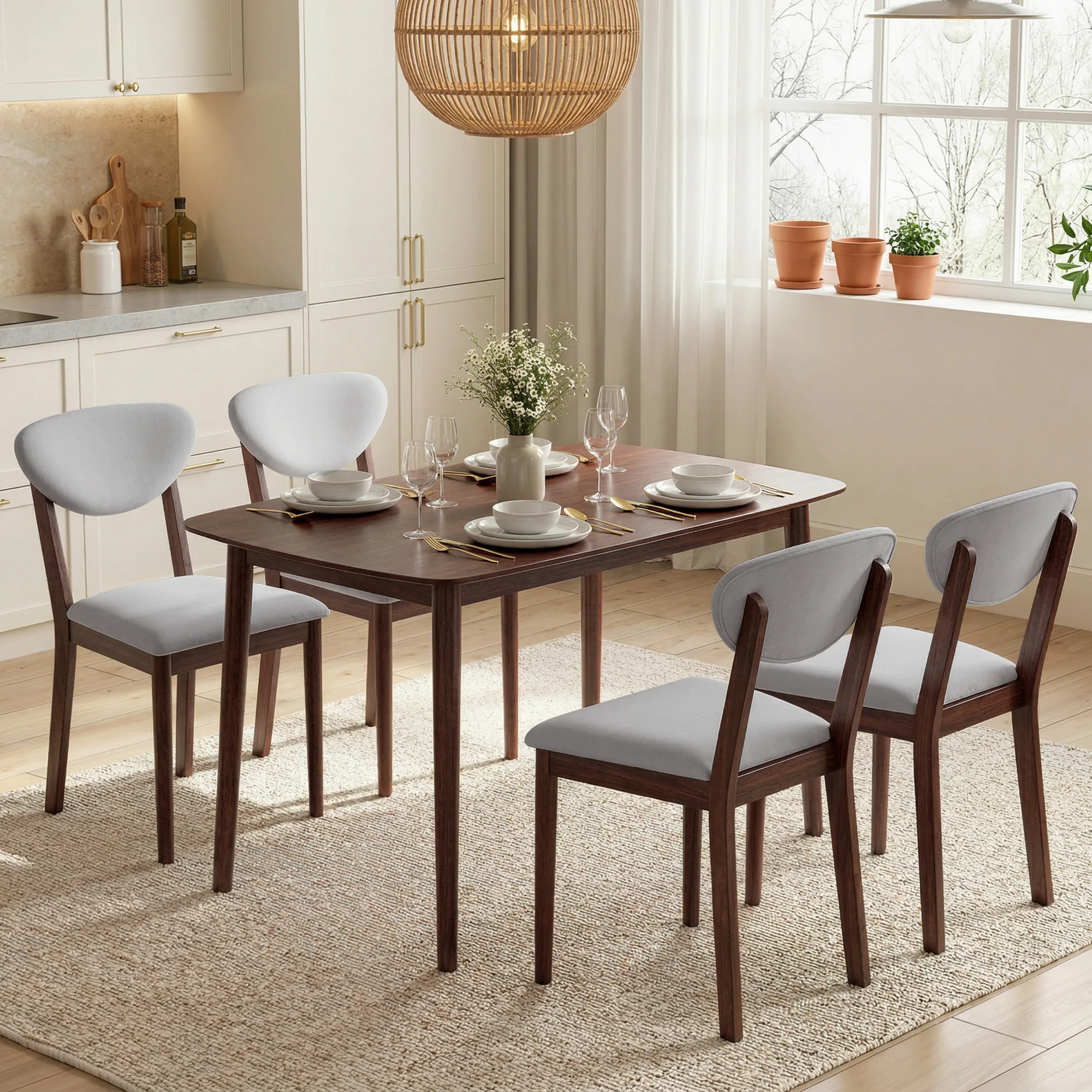 Mid-Century Dining Set 2